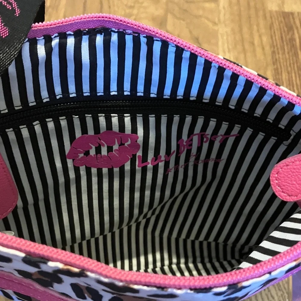 Luv Betsey Pink Leopard Crossbody Bag - Picture 4 of 8